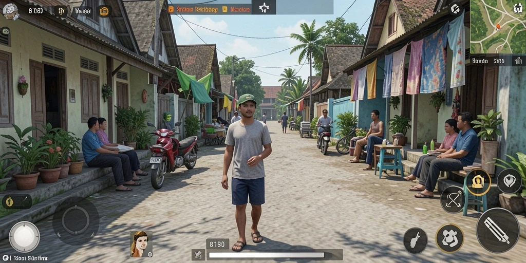 Tampilan gameplay interaktif dalam 8180 dengan grafis memukau.