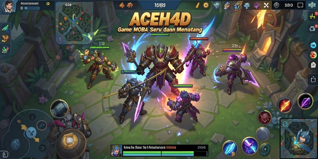 Tampilan menarik dari gameplay ACEH4D yang mendebarkan.