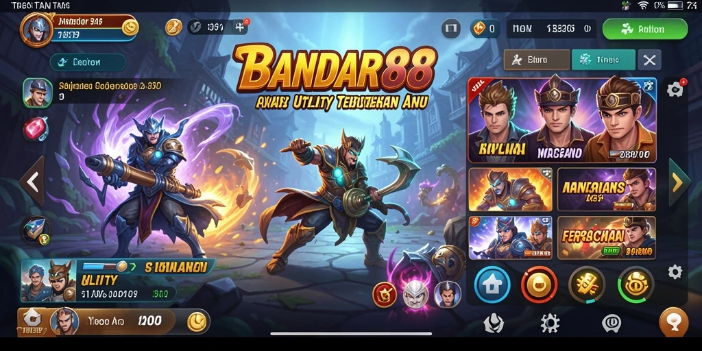 Tampilan antarmuka aplikasi BANDAR88 yang user-friendly.