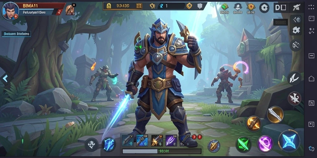 Tampilan gameplay ARPG yang mendebarkan dan penuh aksi.