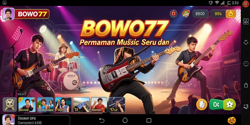 Tampilan gameplay BOWO77 yang menarik dan interaktif.