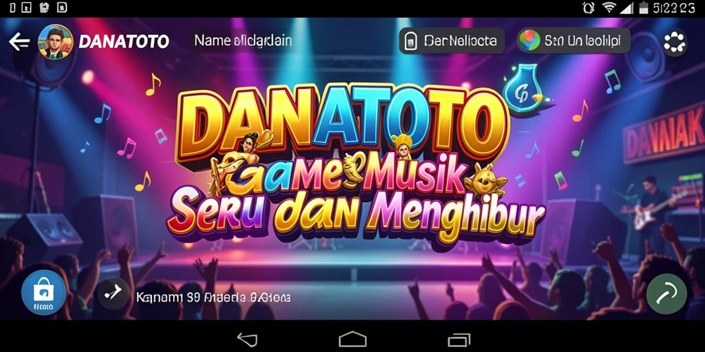Tampilan gameplay <strong>DANATOTO</strong> yang interaktif dan penuh warna.