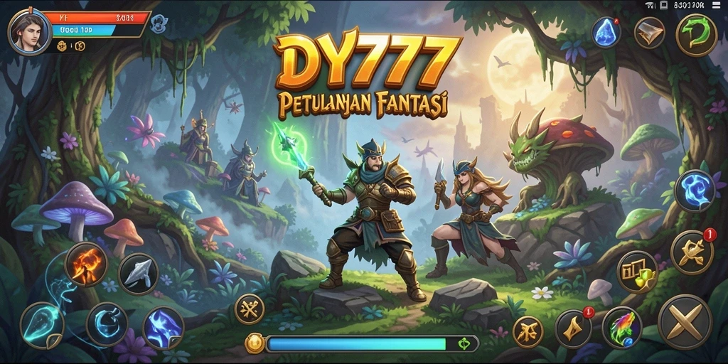 Gambaran gameplay seru di dunia petualangan DY777.