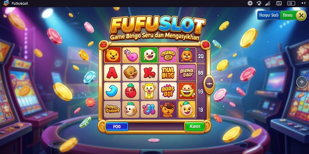 Screenshot FUFUSLOT dengan gameplay Bingo yang seru dan interaktif.
