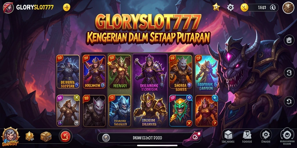 Gameplay menegangkan di GLORYSLOT777 dengan atmosfer Horror yang mencekam.