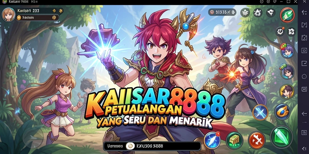Gameplay KAISAR888 menampilkan petualangan seru dengan karakter Anime.