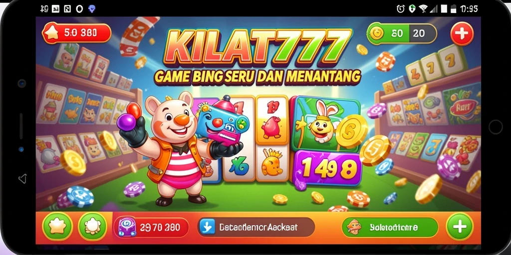 Gambaran gameplay Bingo yang seru di KILAT777.