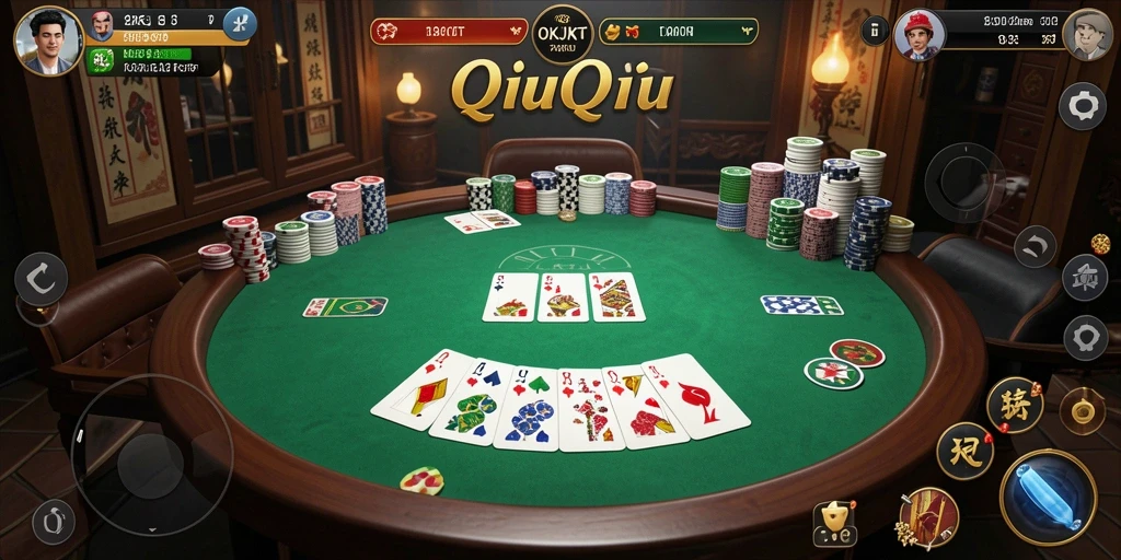 Tampilan gameplay QiuQiu yang menarik dan seru.