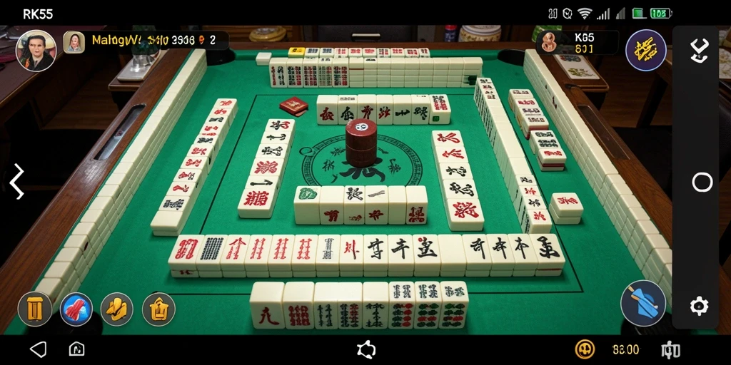 Gameplay menantang di RK55 dengan grafis Mahjong yang menarik.