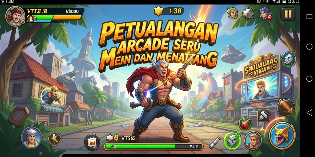 Tampilan menakjubkan dari gameplay VT38 yang seru.